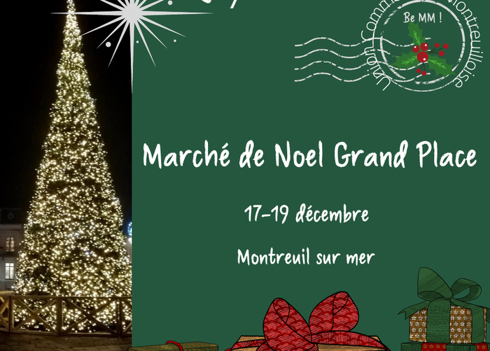 Marché de Noel Grand Place Montreuil