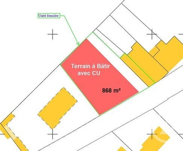 terrain à vendre - 868.0 m2 - GOUY ST ANDRE - 62 - NORD-PAS-DE-CALAIS - Century 21 Les 3 Vallées