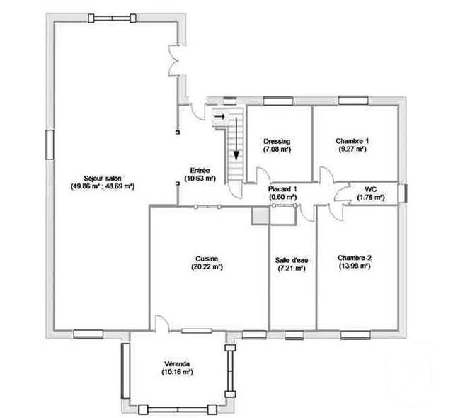 maison à vendre - 8 pièces - 181.0 m2 - HESDIN - 62 - NORD-PAS-DE-CALAIS - Century 21 Les 3 Vallées