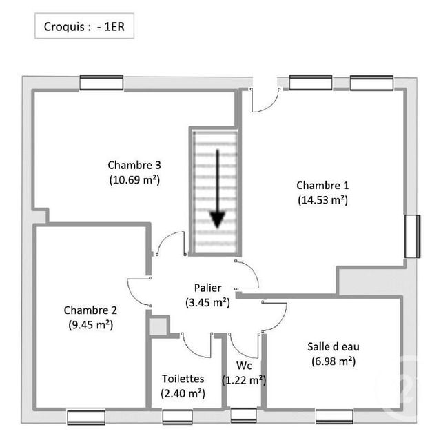 maison à vendre - 7 pièces - 100.0 m2 - GALAMETZ - 62 - NORD-PAS-DE-CALAIS - Century 21 Les 3 Vallées
