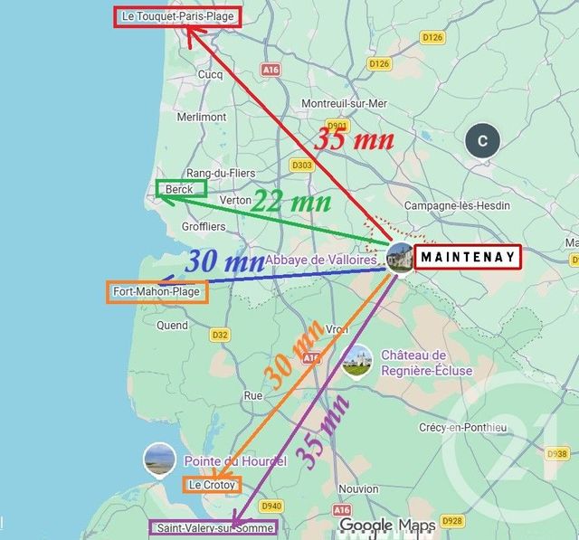 maison à vendre - 6 pièces - 94.5 m2 - MAINTENAY - 62 - NORD-PAS-DE-CALAIS - Century 21 Les 3 Vallées