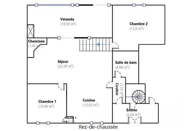 maison à vendre - 6 pièces - 80.0 m2 - SORRUS - 62 - NORD-PAS-DE-CALAIS - Century 21 Les 3 Vallées
