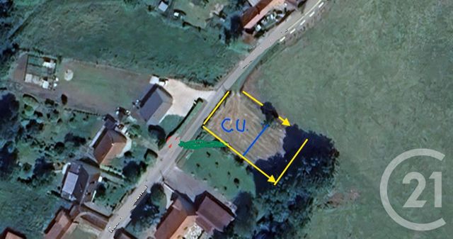 terrain à vendre - 1092.0 m2 - MAINTENAY - 62 - NORD-PAS-DE-CALAIS - Century 21 Les 3 Vallées